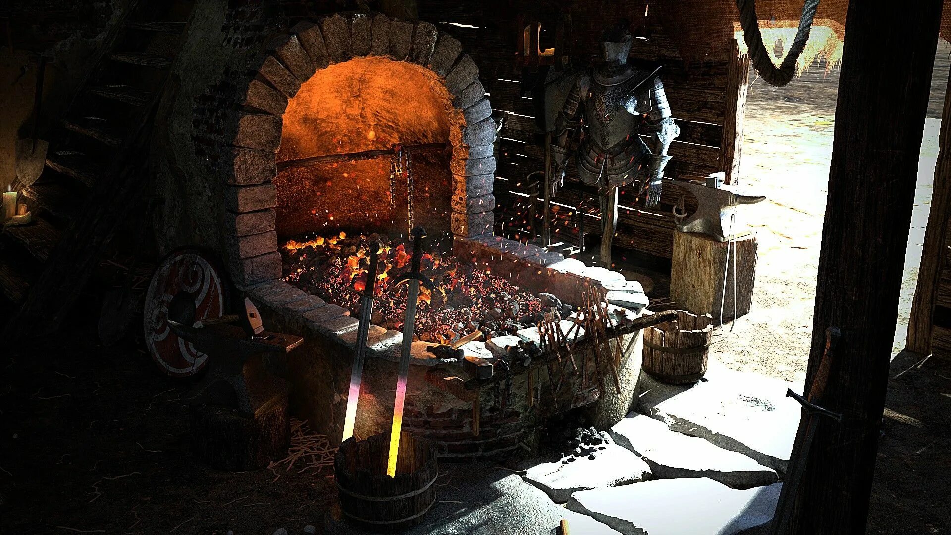 Blacksmith poitan. Мастерская кузница. Террейн кузница. Звериная кузница игра. Кованый карбон ауди.