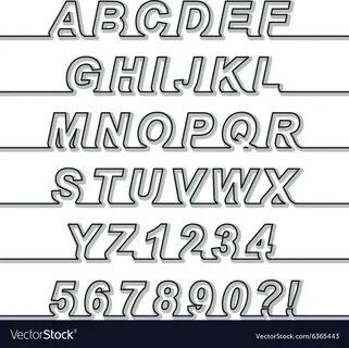 Line font