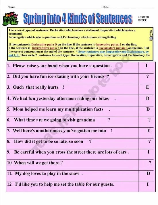 Write interrogative sentences. Exclamatory sentences. Declarative interrogative imperative Exclamatory sentences. Declarative interrogative imperative. Types of Exclamatory sentences.