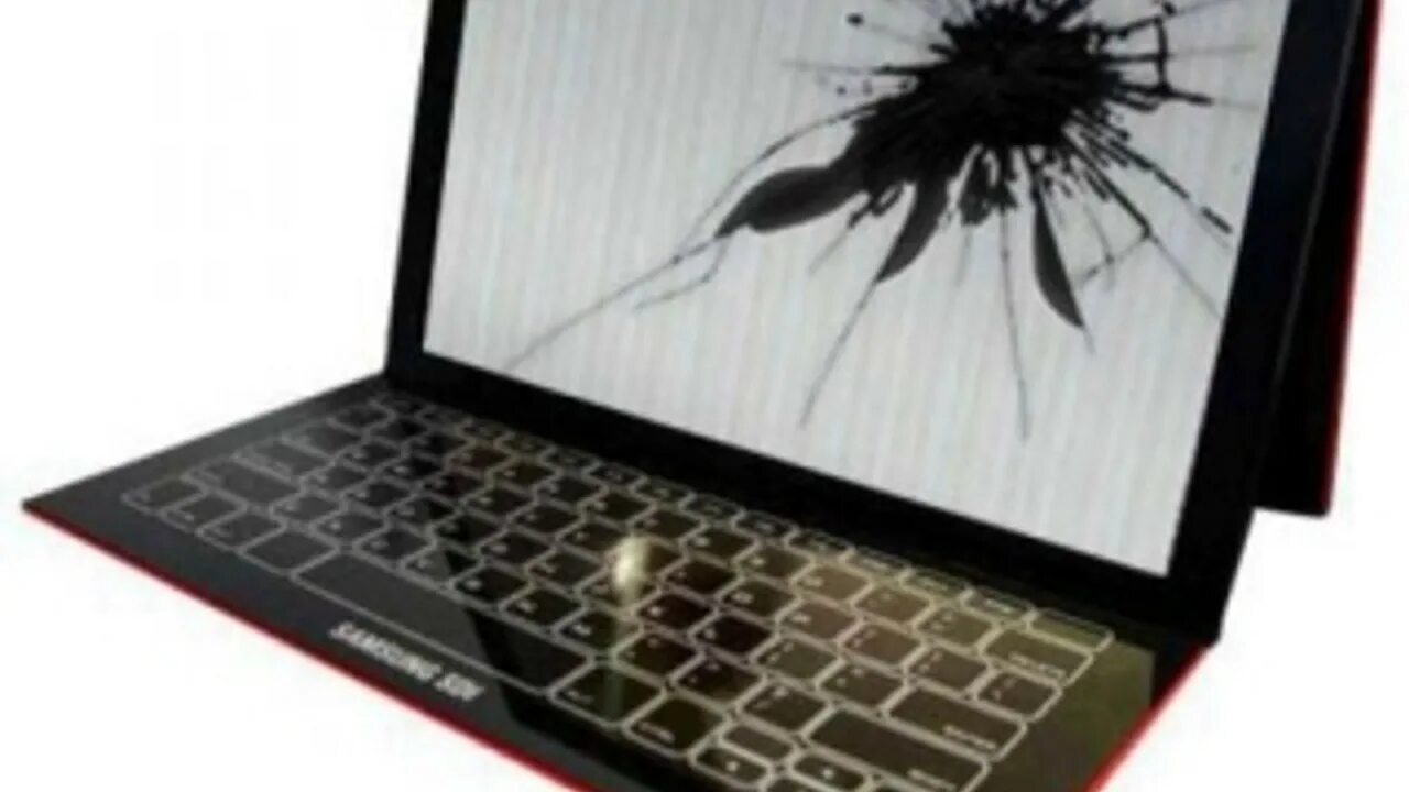Битый ноутбук. Разбитый экран дорогого ноутбука. Новый ноутбук с разбитым.