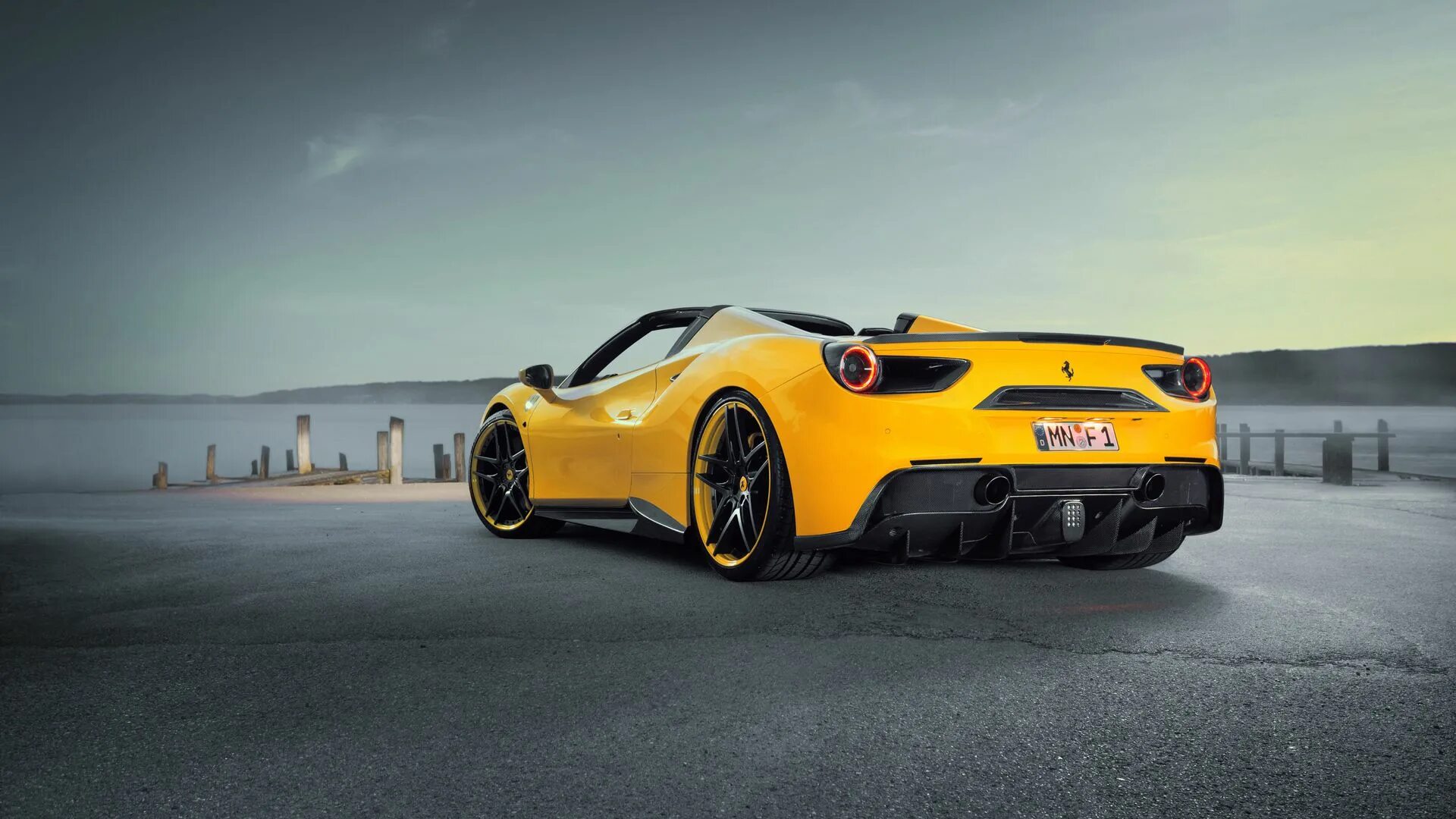 Обои ferrari. Ferrari 488. Ferrari 488 желтая. Novitec Rosso Ferrari. Ferrari 488 Spider.