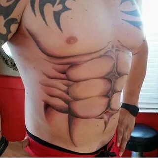 6 pack tattoo.