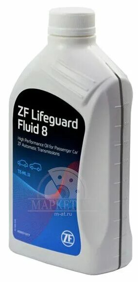 Трансмиссионное масло ZF Lifeguard Fluid 8. S671090312 масло ZF LIFEGUARDFLUID 8. S671090255, масло трансмиссионное Lifeguard Fluid 6hp 1л, ZF. S671090255 ZF.