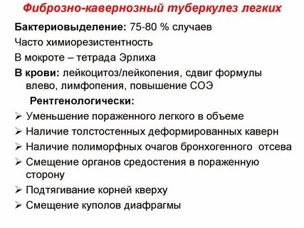 Осложнением фиброзно кавернозного туберкулеза является
