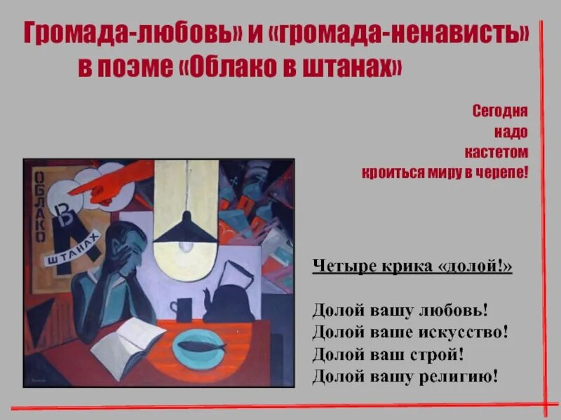 Тема любви облако в штанах маяковский. Облако в штанах маяковский 4 крика. долой ваш строй облако в штанах. облако в штанах маяковский. поэма облако в штанах маяковский.
