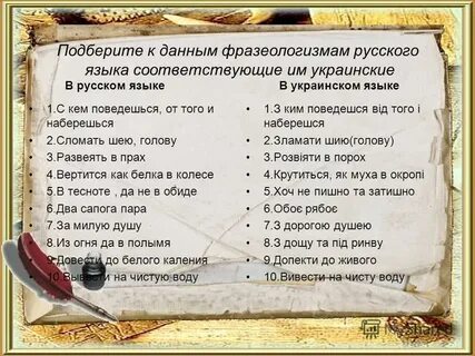 Предложения с фразеологизмами 6 класс русский