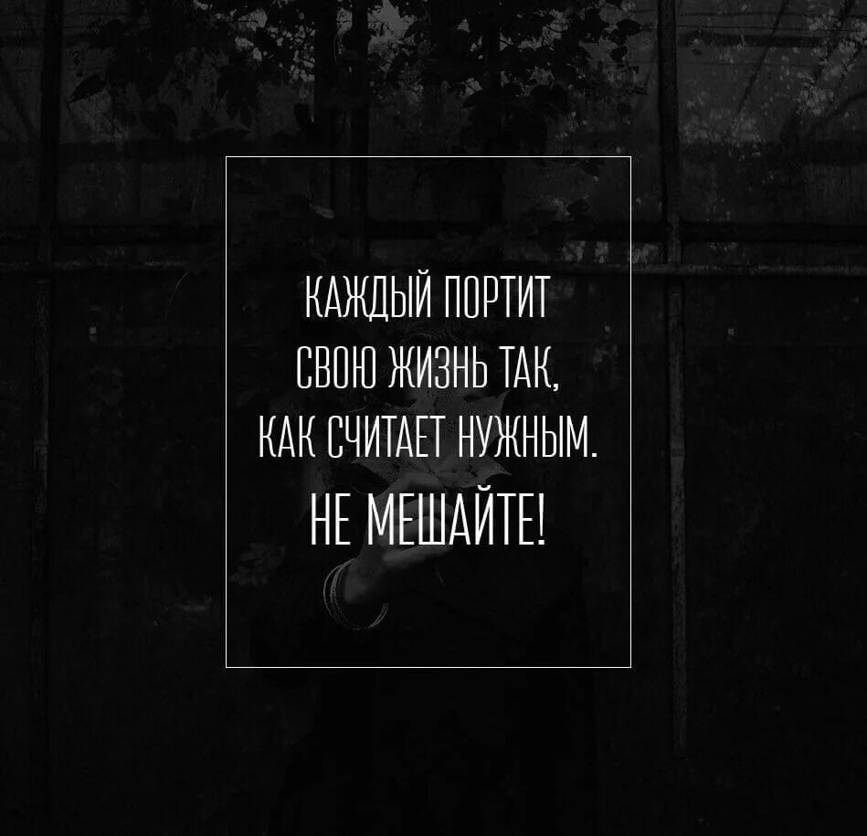 Никто не портил. Нужные цитаты. Каждому своё цитата. Каждому свое цитаты. Ты испортил мне жизнь.