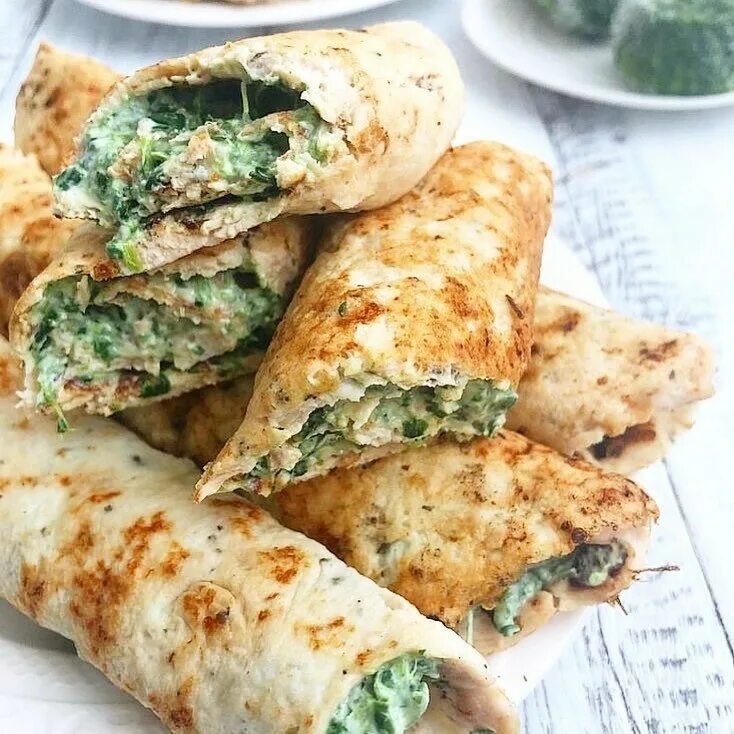 куриный рулет со шпинатом