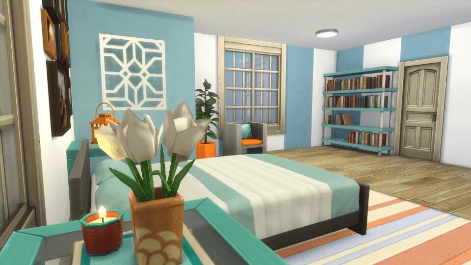 Готовые комнаты симс 4. SIMS 4 Room. Симс 4 Bedroom. SIMS 4 интерьер. SIMS 4 комнаты.