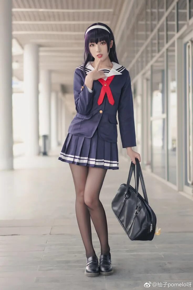 Asian cosplay girl. Касумигаока Утаха косплей. Японские девушки косплей. Японские девушки школа. Косплей в школе.