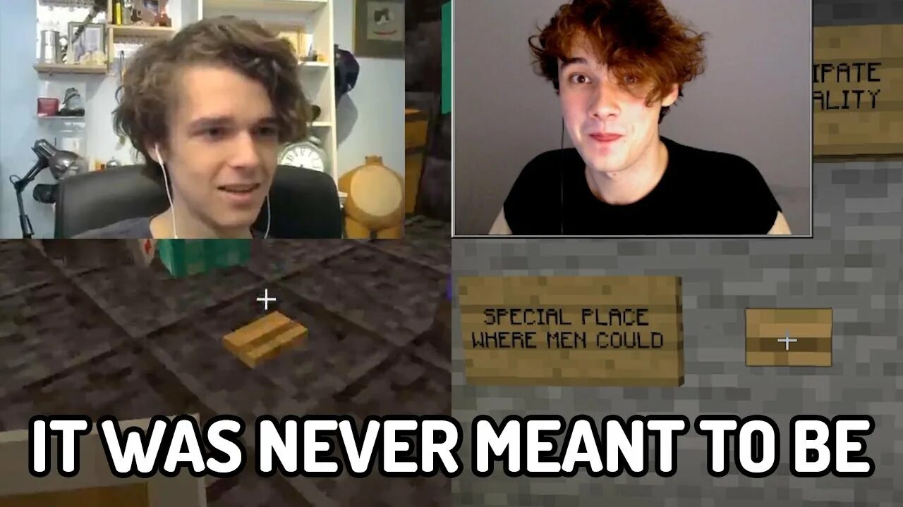 Life is not easy. Гостбур дрим смп. It was never meant to be. Intention. It was never meant to be eret.