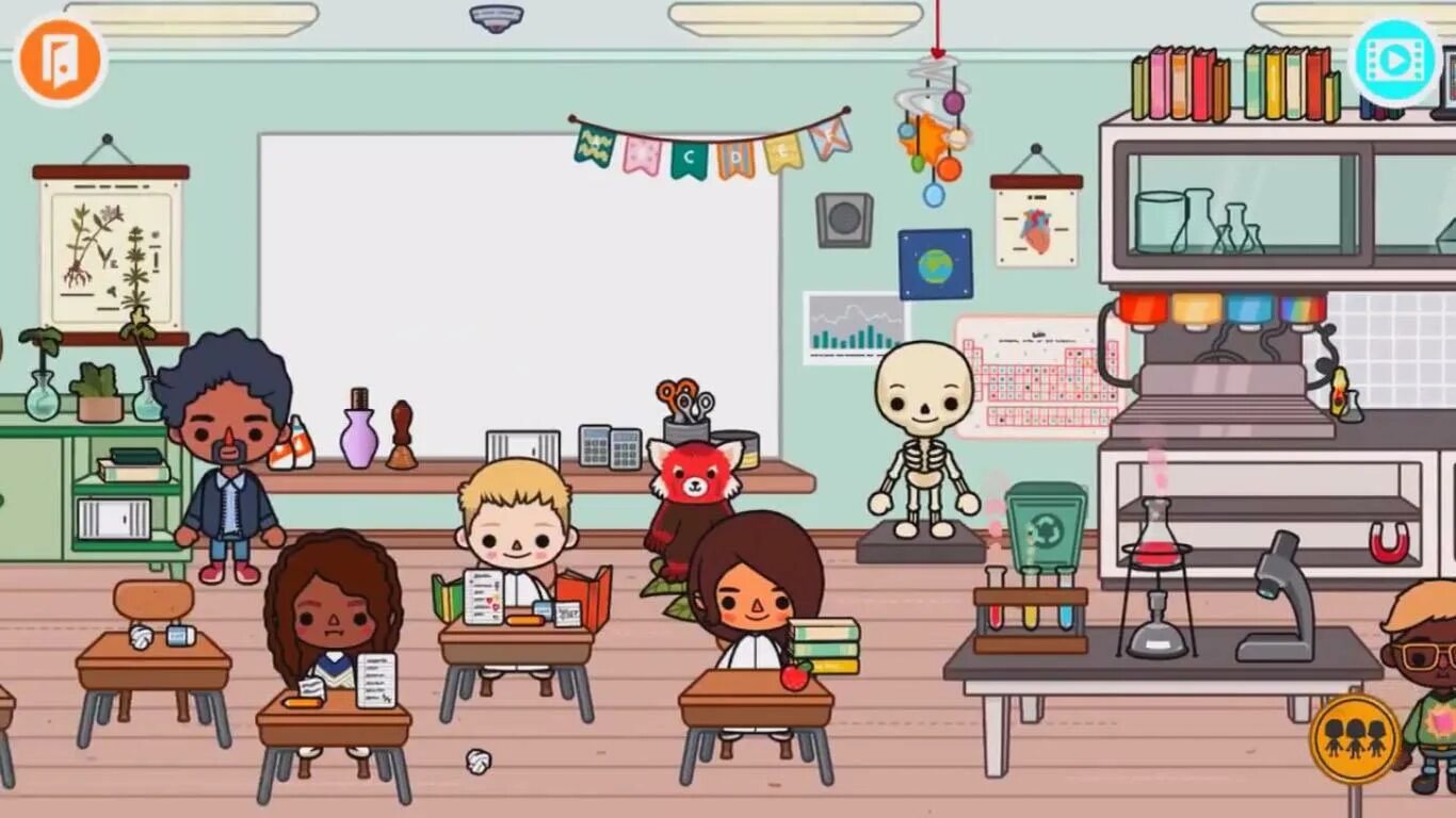 Большая тока бока маленькая. Toca world школа. toca life world школа. тока бока toca boca. школа в игре тока бока.