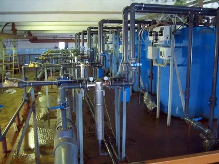 Технологии очистки воды. Промышленная водоподготовка. Станция хлорирования питьевой воды. Станция водоподготовки.