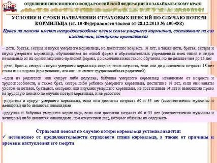 Пенсия в забайкальском крае