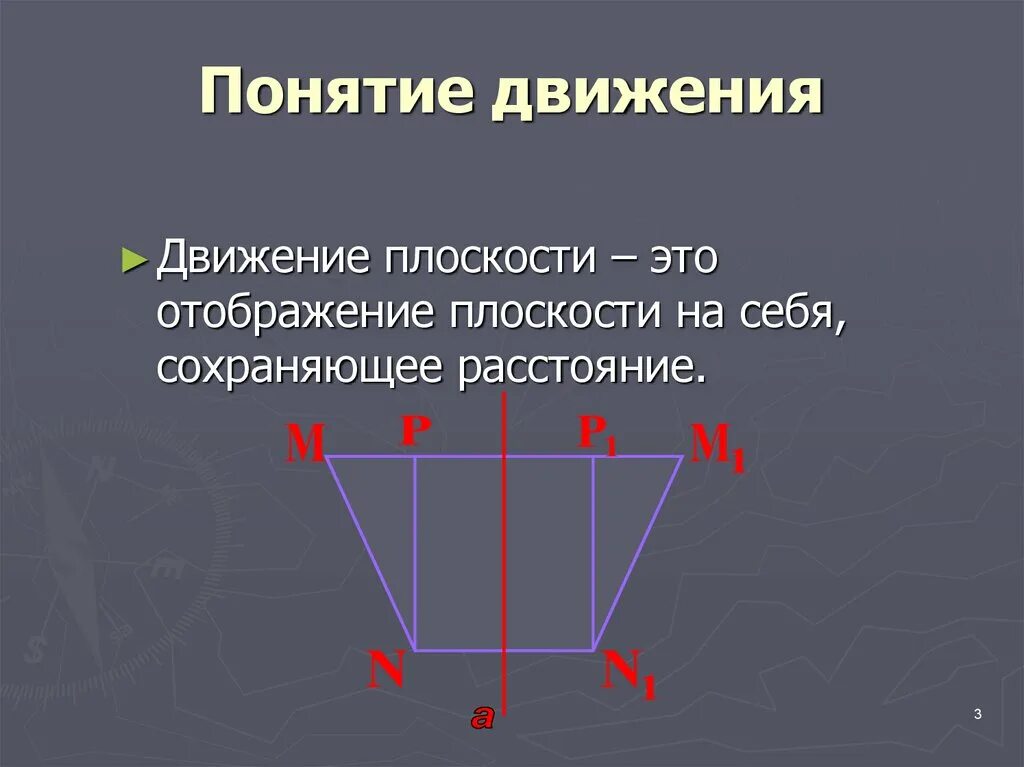 Понятие о движении плоскости 9 класс презентация