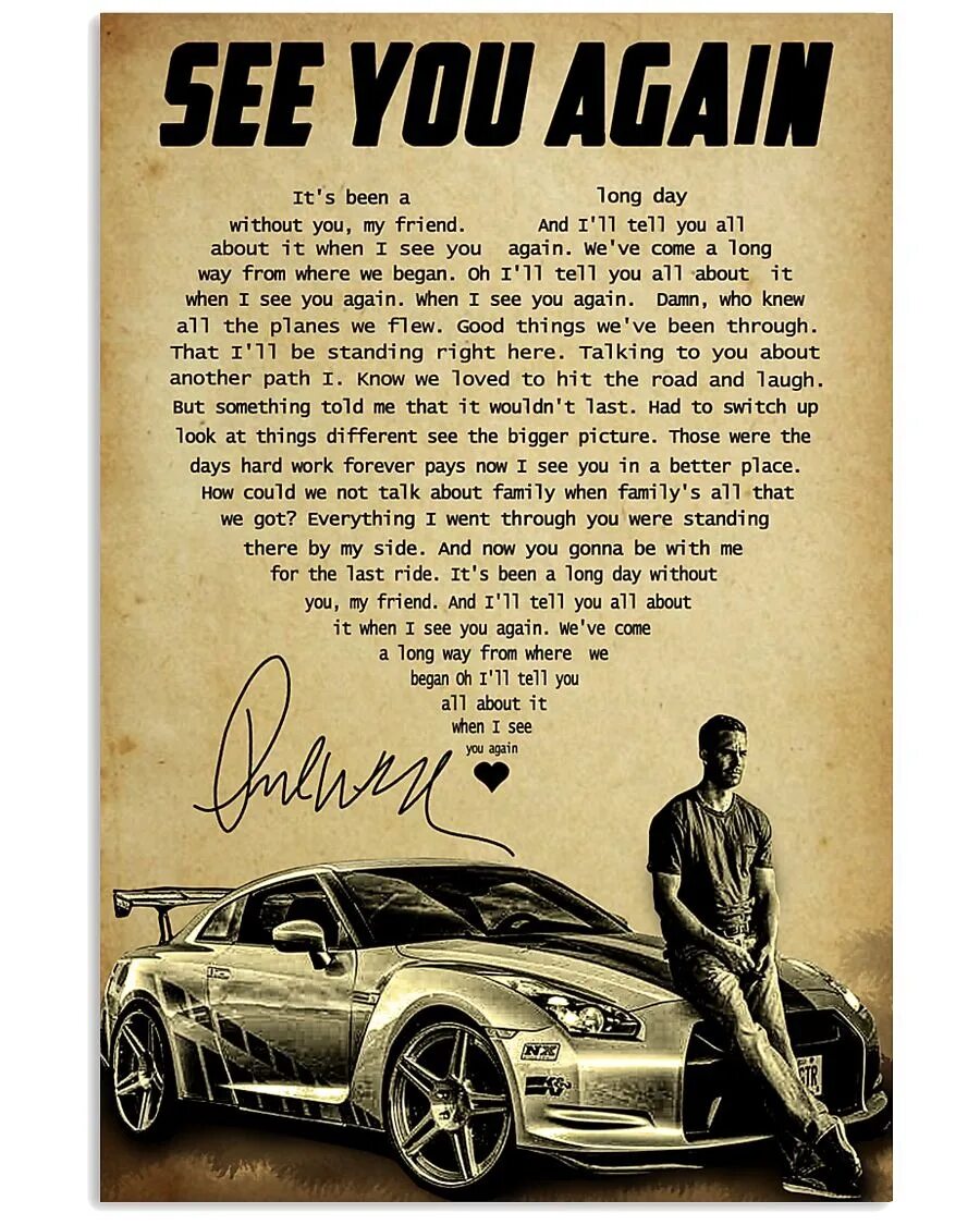 I have to see you again. See you again. wiz khalifa see you again. paul walker see you again. see you again обложка.