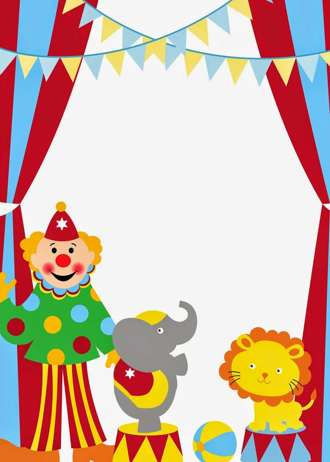 Шаблоны театра для детей. Цирк для детей. Цирковой фон. Рамка клоун. Рамочка цирк.