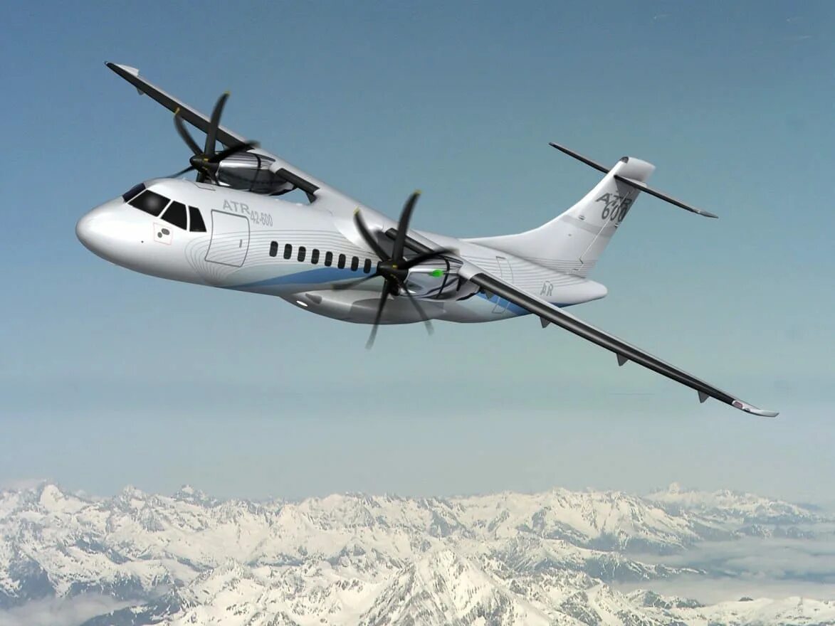 Турбовинтовые самолеты россии. ATR 42-600s. ТВРС 44 Ладога самолет. Турбовинтовой самолет АТР 42 600. ATR 42-600.