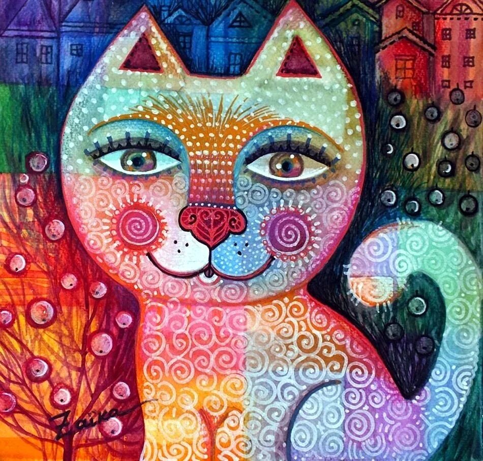Декоративное рисование для детей. Художница албена ватчева (albena vatcheva). Декоративный кот рисунки. Декоративный кот рисунки. Декоративная цветная графика.