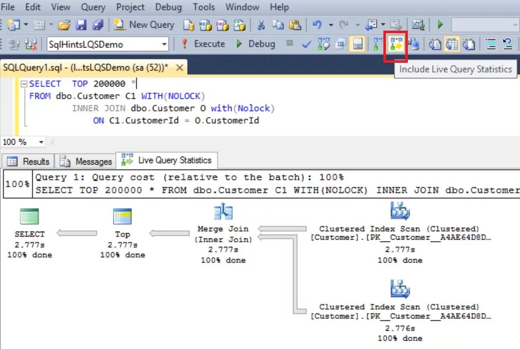 Query stat