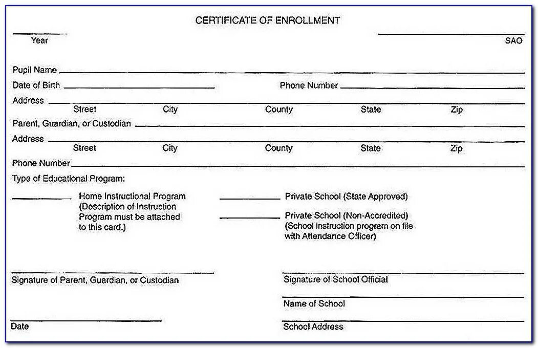 Certificate of Enrollment. Certificate of Enrollment University. Certificate of Enrollment School. Certificate of Enrollment Sample.