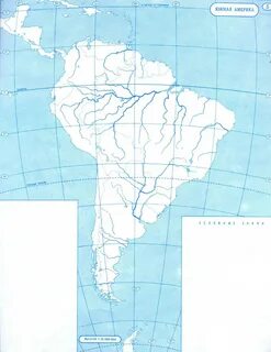 Атлас 7 класс южная америка контурная карта