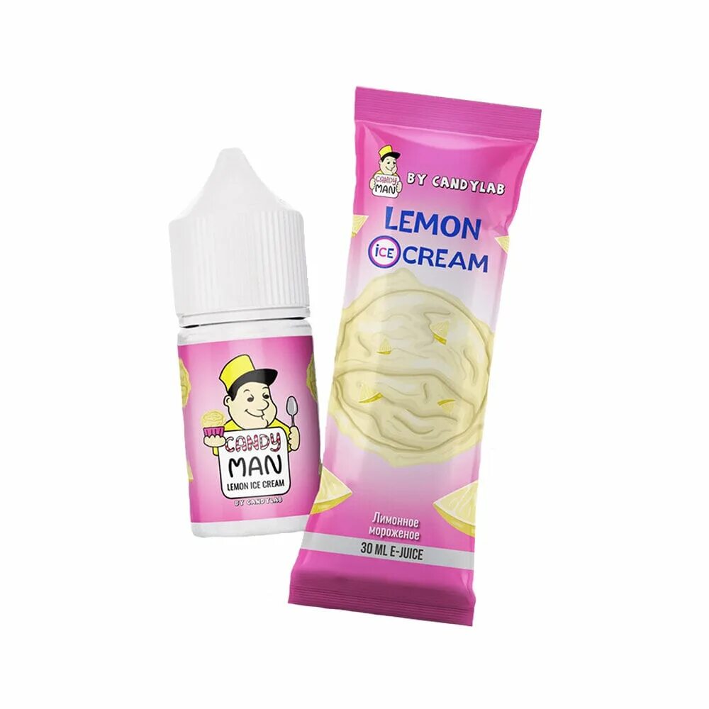 Купить крем лимон. Candyman Lemon Ice Cream. Жидкость Кэнди Лаб. Candy man лимонное мороженое. Жижа лимонное мороженое.