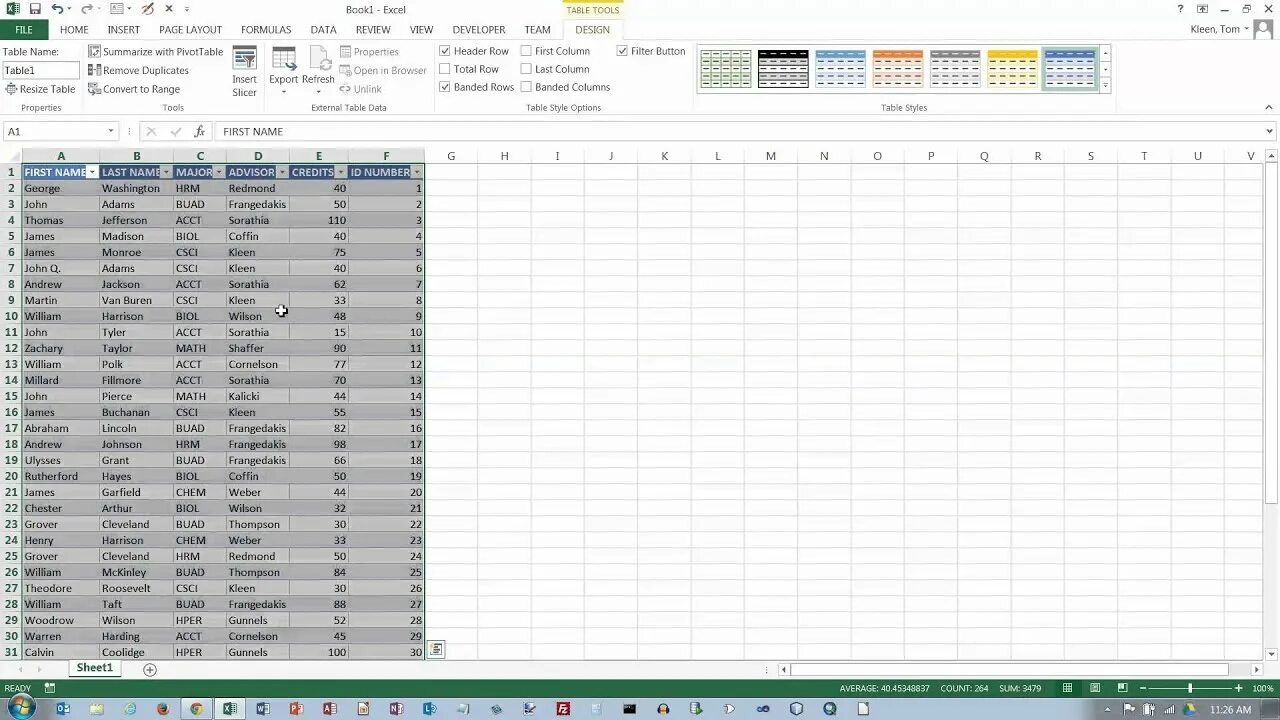 Таблица excel 2013. Таблица excel 2013