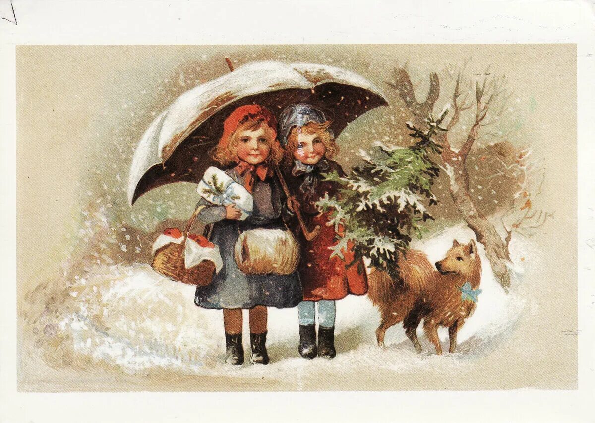 Рождественская открытка викторианской эпохи. Старинные открытки с новым годом и рождеством. Винтажные открытки с новым годом. С рождеством винтаж. Ретро открытки с новым годом и рождеством.