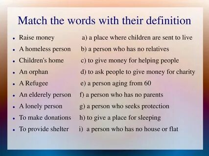 Match the words their explanations lower house