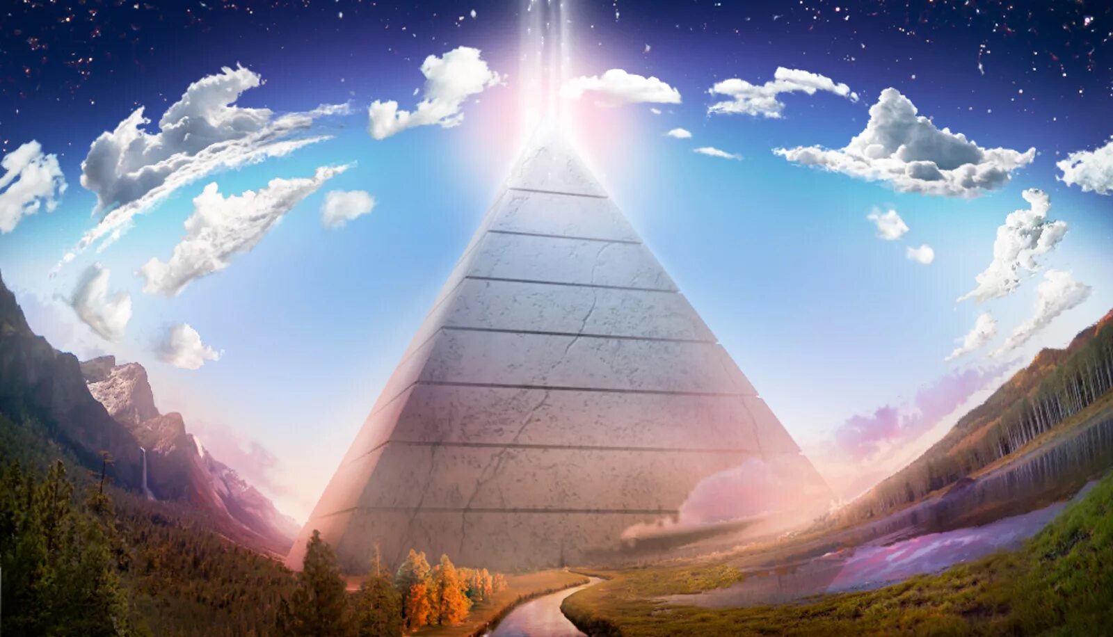 Сакральная пирамида. Эзотерическая пирамида. Энергетика пирамиды. Пирамиды фэнтези.