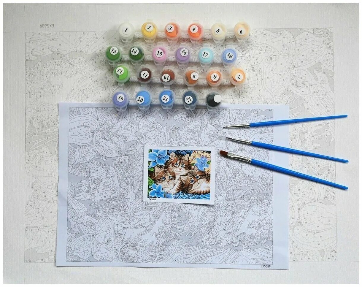 Картина по номерам на холсте 40x50 см Взгляд тигра A+T Home Décor GX8767 - купит