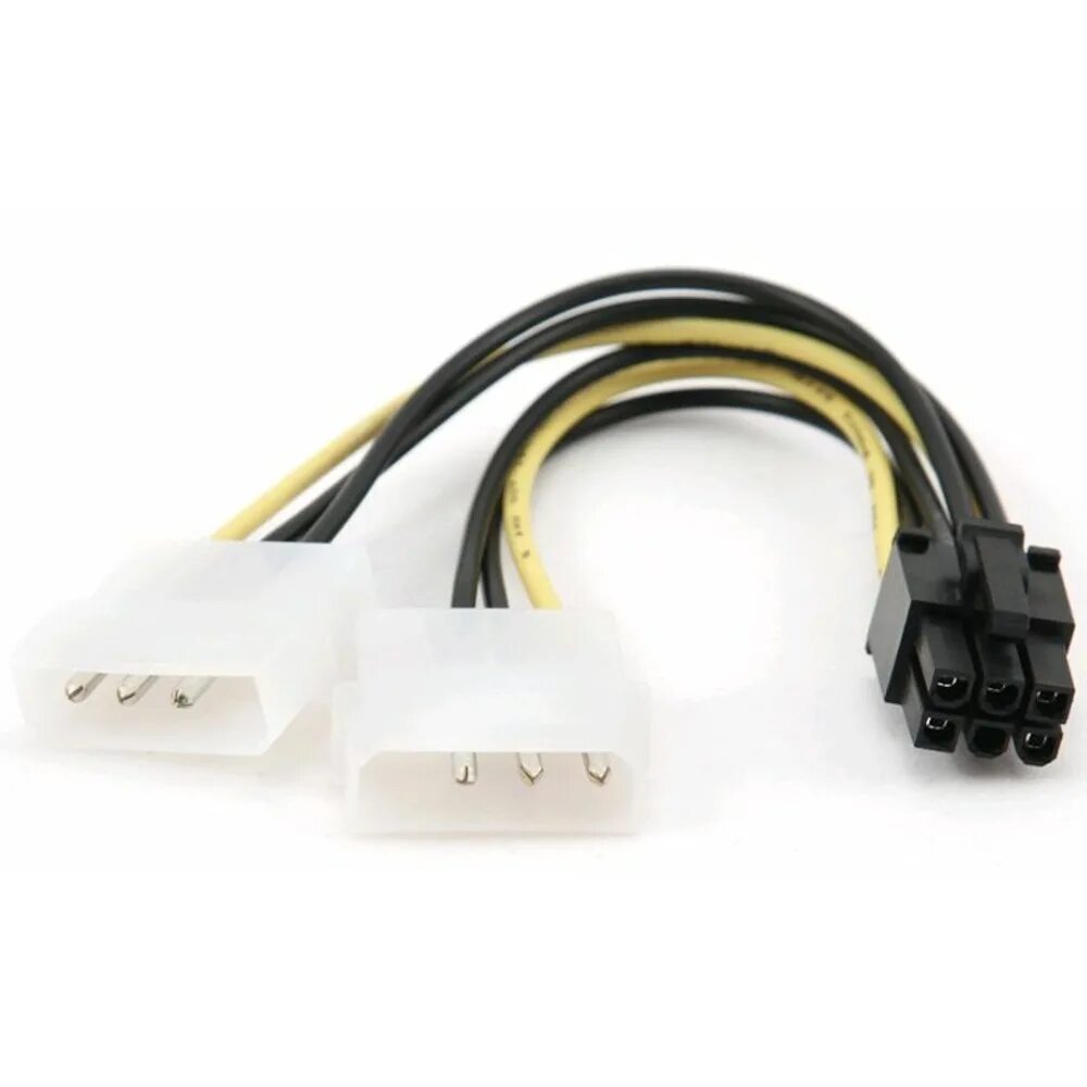 Удлинитель кабеля питания Cablexpert cc-PSU-84, PCI-Express 6+2pin m/ PCI-Express 6+2pin f, 30см. Кабель питания Gembird, Molex -2хmolex (cc-PSU-1). Разъемы для питания видеокарты (PCI-E) 6+2 Pin x4. Разъем питания PCI-E 6 Pin. Без дополнительного питания