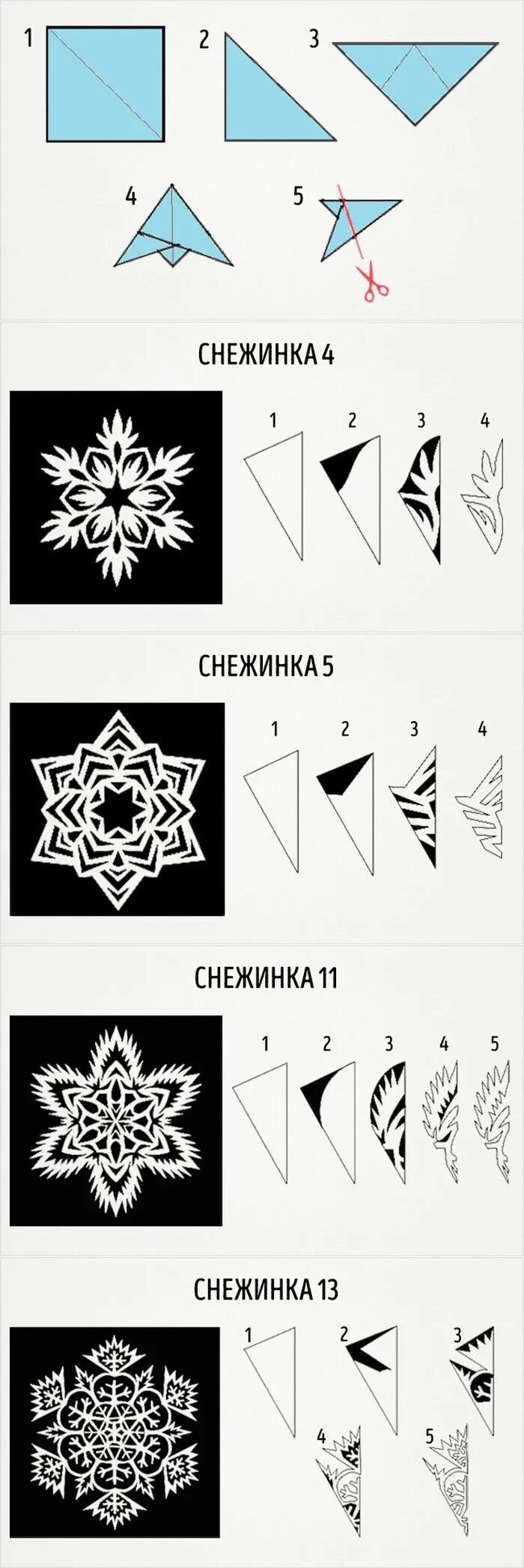 Схема как сделать снежинку из бумаги Pin on Снежинки, Б. Paper snowflake designs, Handmade paper crafts, Paper snowfl