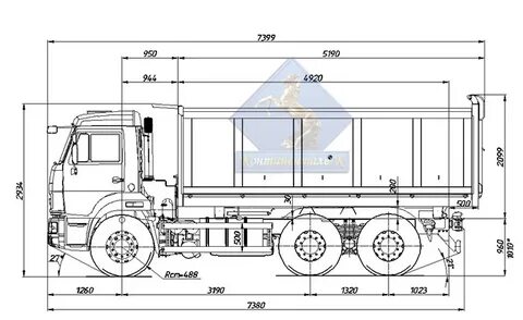 Самосвал 65115 технические характеристики