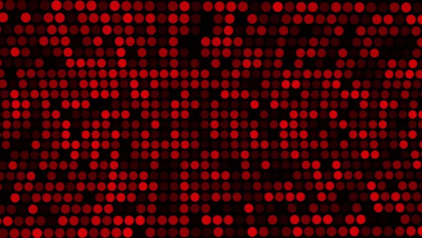 Red loop. Trailing red dots.