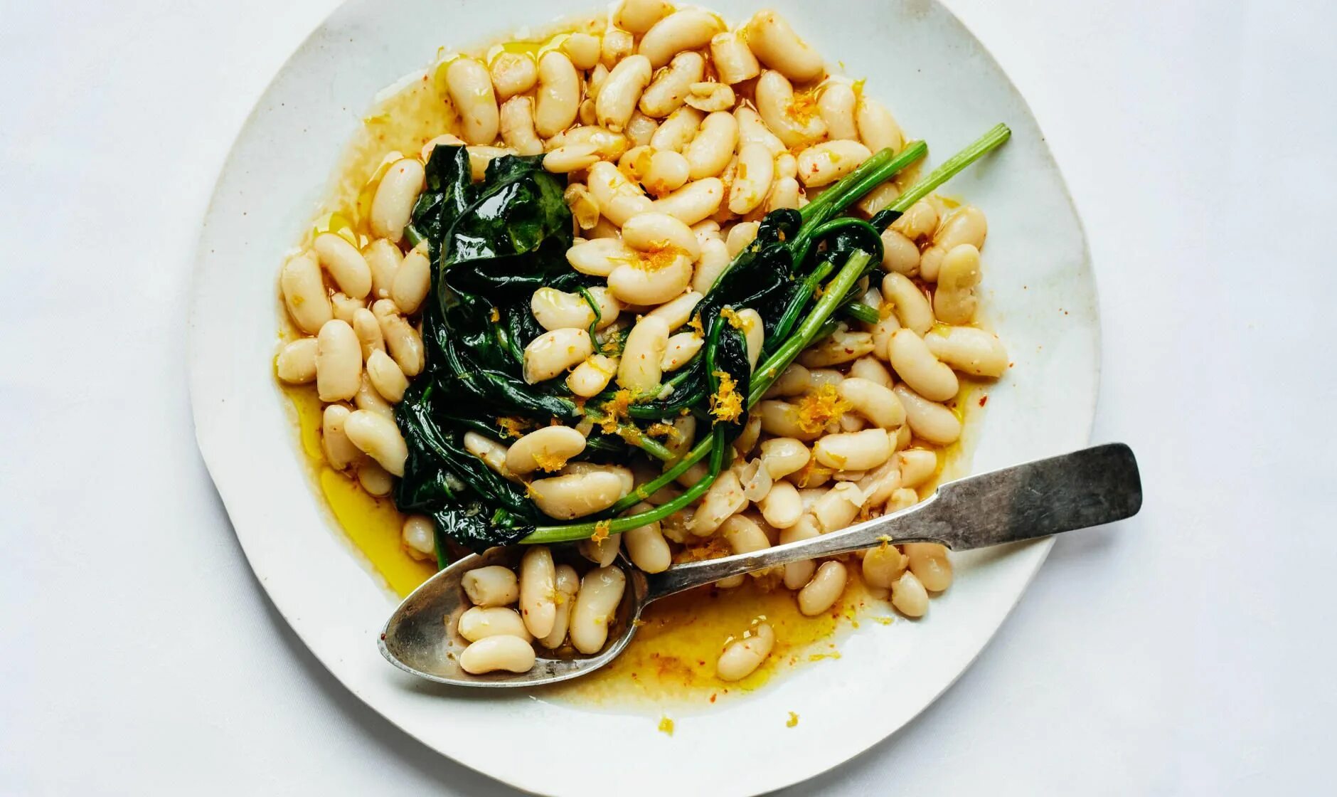 Каша из белой фасоли. Гарнир к грибам. Фасоль на гарнир. Фасоль со шпинатом. Как приготовить белую фасоль на гарнир.