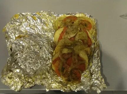 Свинина в фольге с овощами