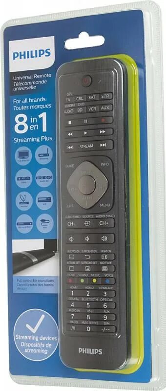 Коды филипс для пульта. Пульт Philips srp5018/10. Пульт Philips srp5018. Универсальный пульт Philips spr5018/10. Универсальный пульт Philips srp2018/10.