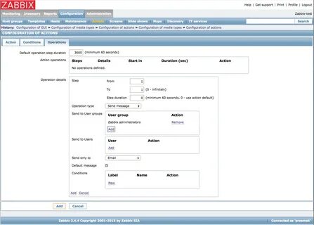 Zabbix api