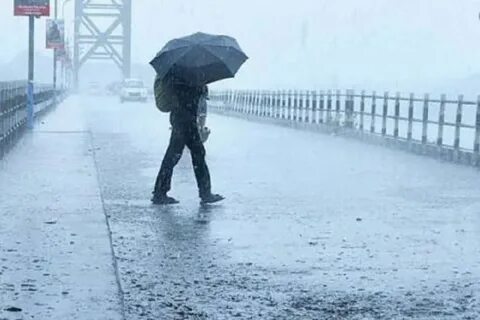 Heavy rain weather