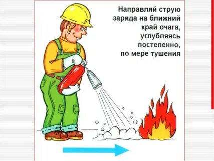 Как быстро потушить пожар