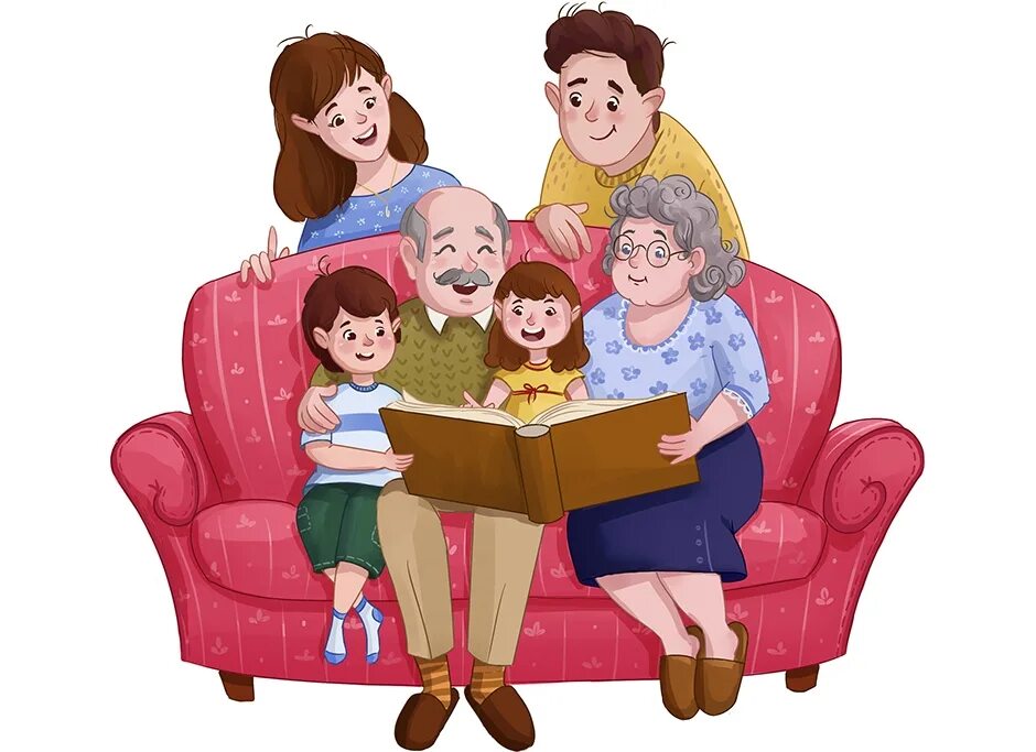 Читающая семья. Семейное чтение. Семья читает книгу. Читаем всей семьей.