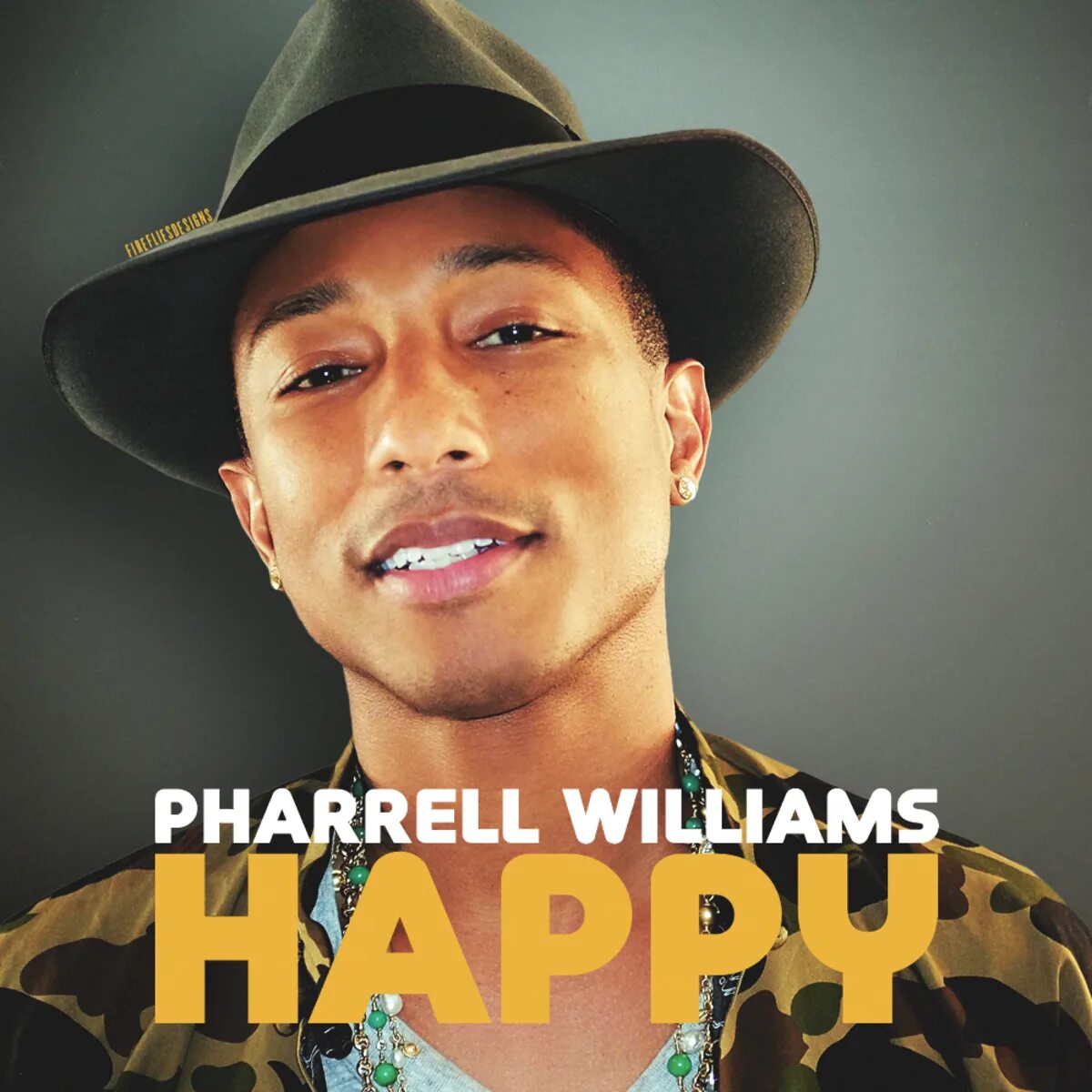 Ооо хэппи песня. Фаррелл Уильямс Хэппи. Happy-13856 исполнитель Pharrell Williams. Pharrell Williams Happy обложка. Happy трек Фаррелл Уильямс.
