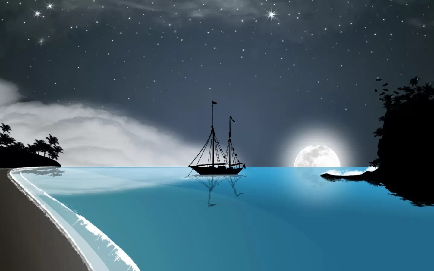 Ночь у берега 3 том. Корабль в море ночью. ночное море корабль. корабль в ночном море. корабль и звездное небо.