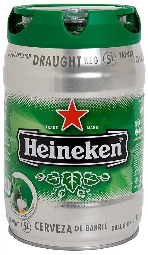 Купить 5 литровое пиво. Бочонок Хайнекен 5л. Heineken бочонок 5 л. Пиво 5л бочонок Heineken бочка. Пиво Heineken 5л бочка.