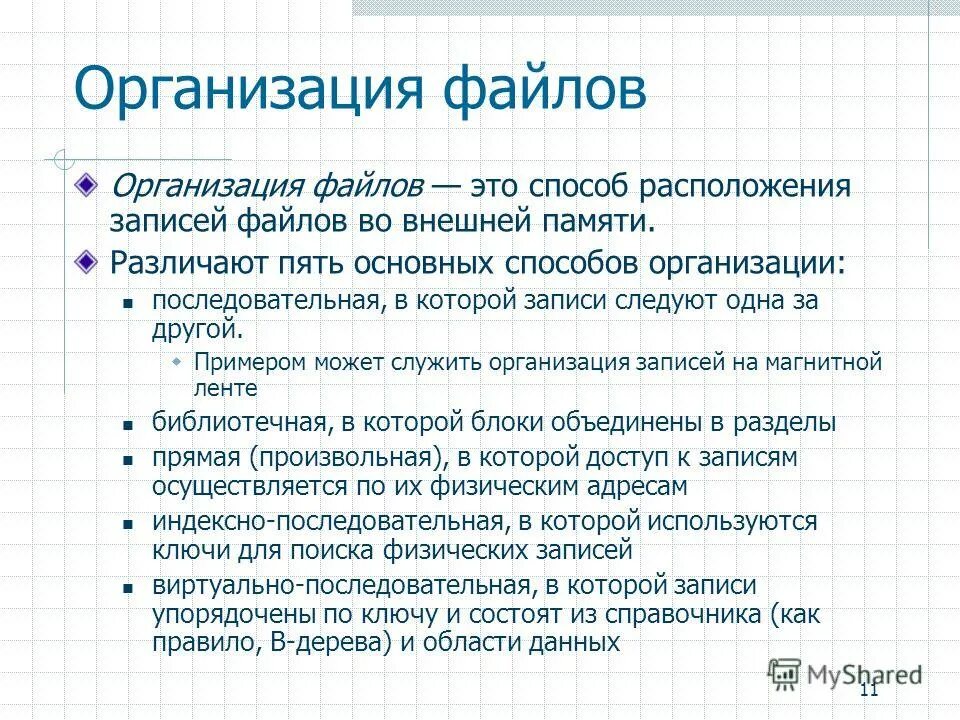 Внешняя память это в информатике. Как могут быть организованы файлы во внешней памяти информатика 7. Файлом называется. Файловая система это часть операционной системы определяющая способ. Как могут быть организованы файлы во внешней памяти.