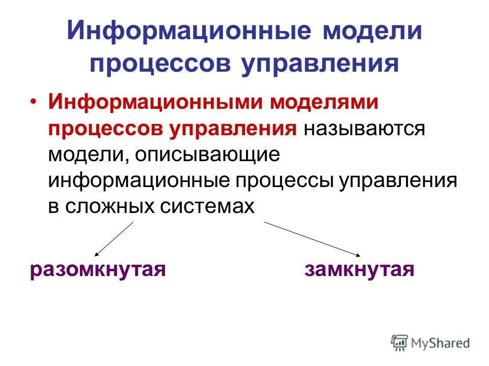 Информационными моделями называют