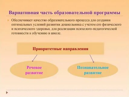Вариативность воспитательного процесса