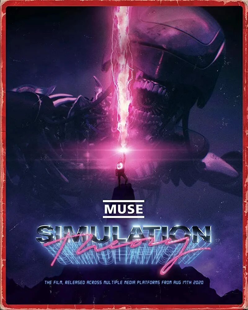 Muse simulation theory. Muse плакат. muse 2018 simulation theory.